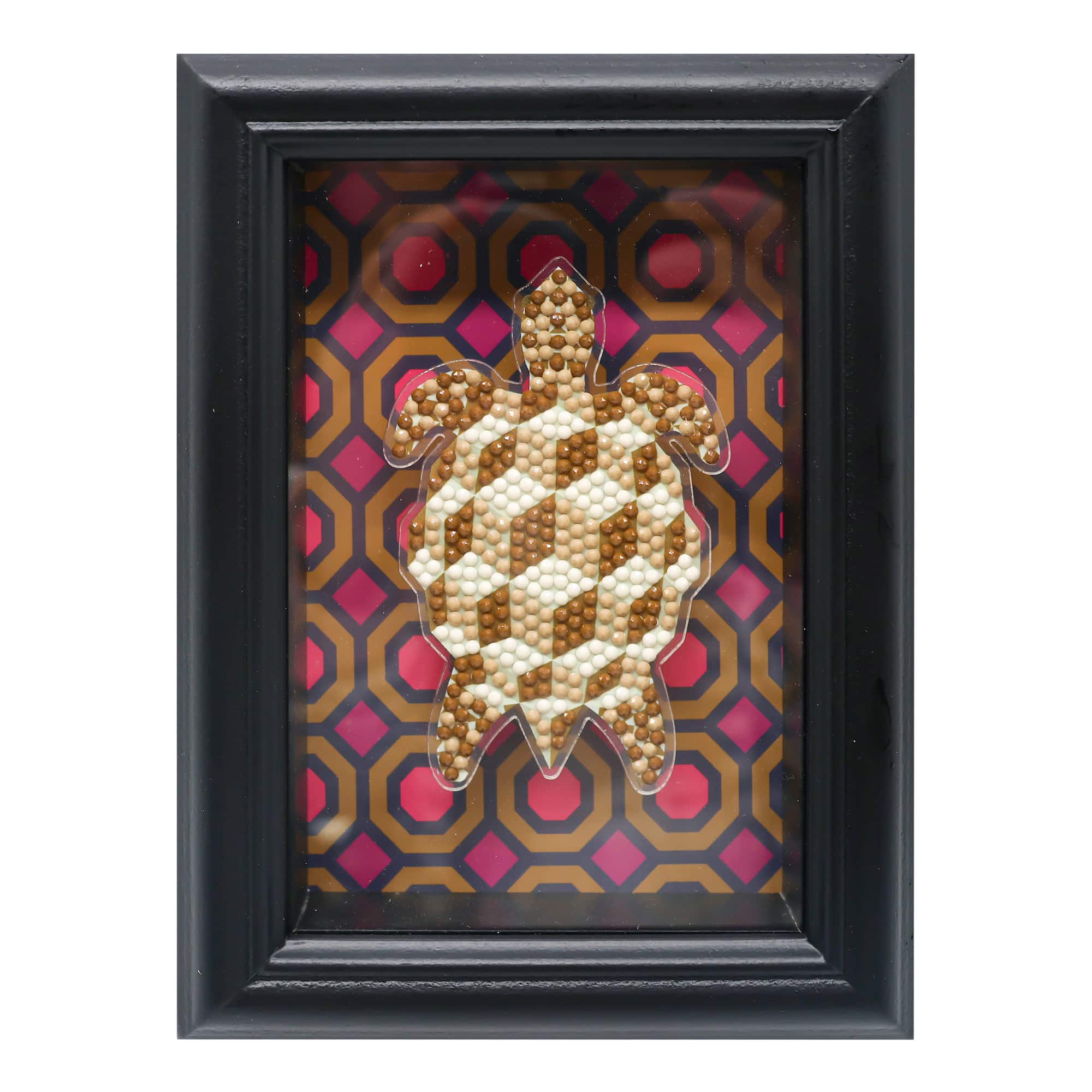 Jonathan Adler x Michaels 4" x 6" Tortoise Diamond Art Frame Kit